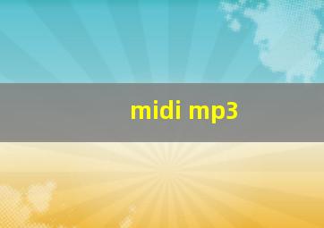 midi mp3